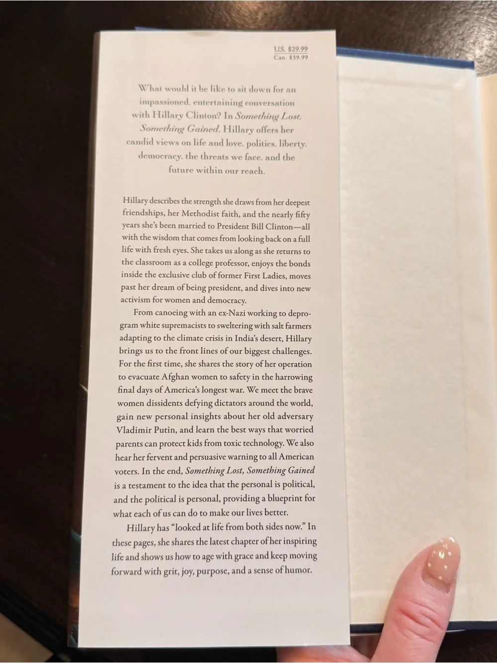 Something Lost, Something Gained — Teal Hardcover Coffee Table Book
